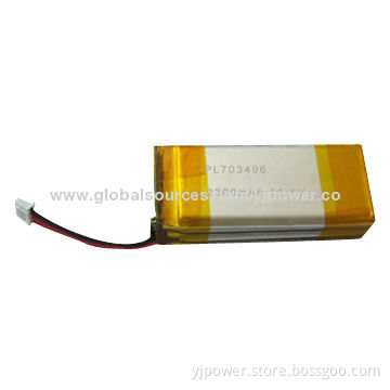 Polymer Battery with 2,300mAh/11.1V, 21.6x34x96mm Size